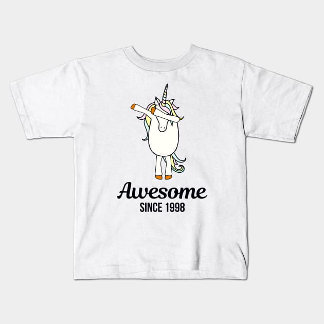 Awesome since 1998 Kids T-Shirt by hoopoe
